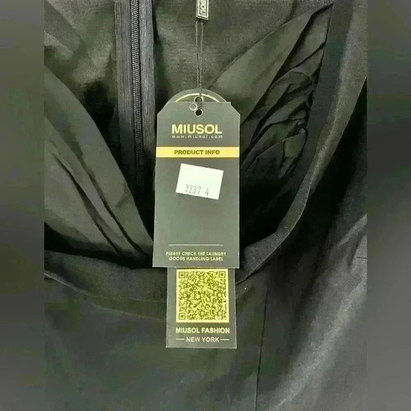 Miusol Retro A-line black dress size 2xl NWT - Picture 4 of 10